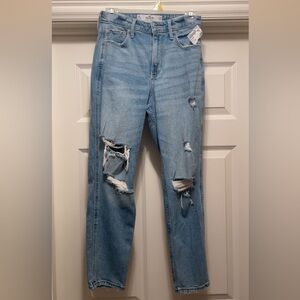 Distressed Light Blue Jeans